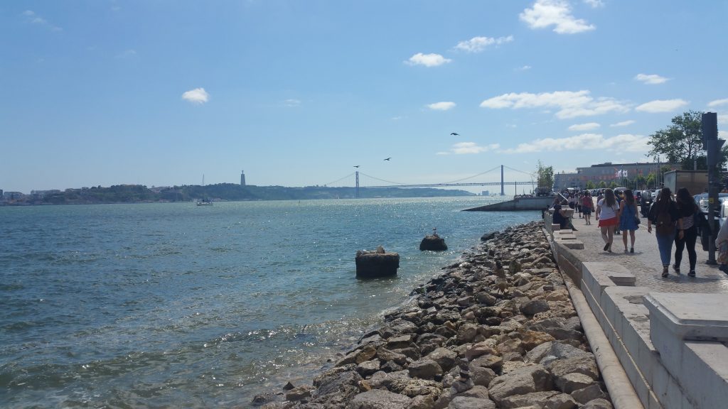 Lissabon Ufer Promenade