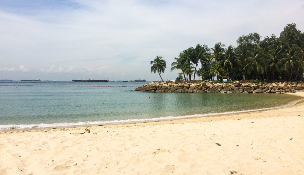 Strand Sentosa Island in Singapur