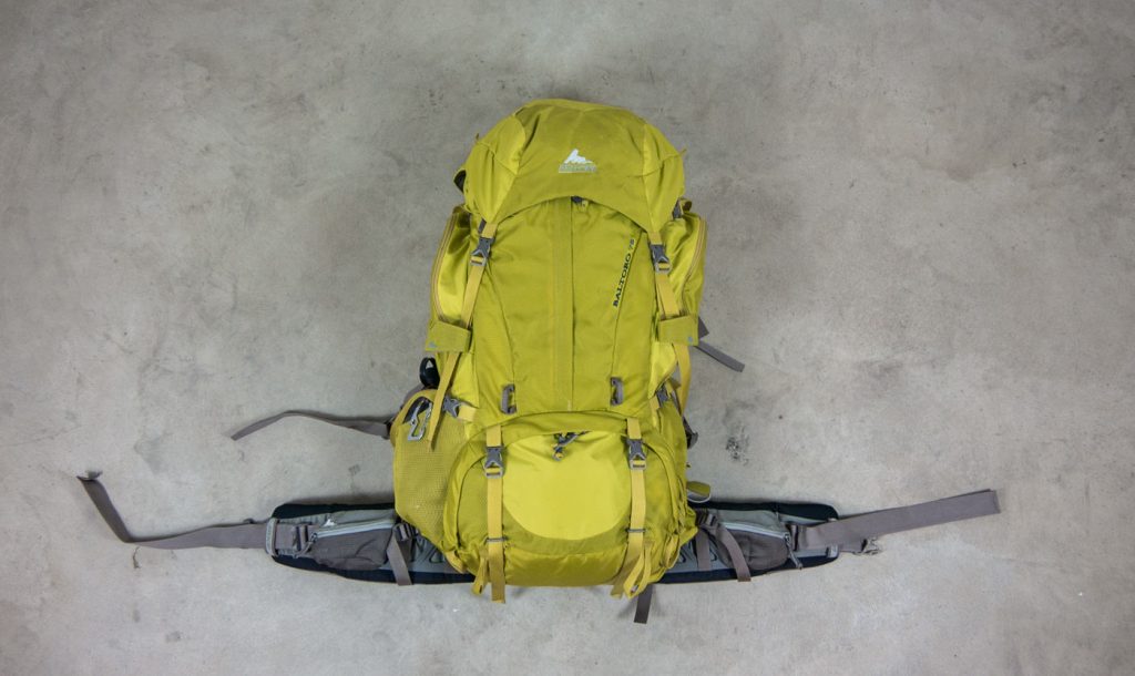 Der Backpack Baltoro 75 von Gregory Frontalansicht
