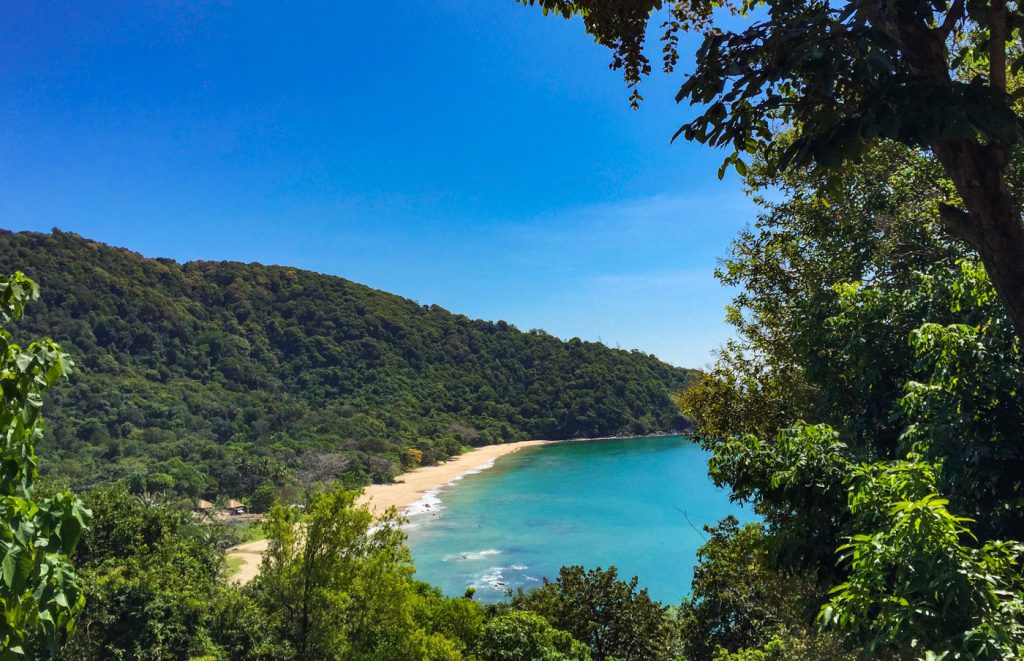 Blick auf den Bamboo Beach auf Koh Lanta