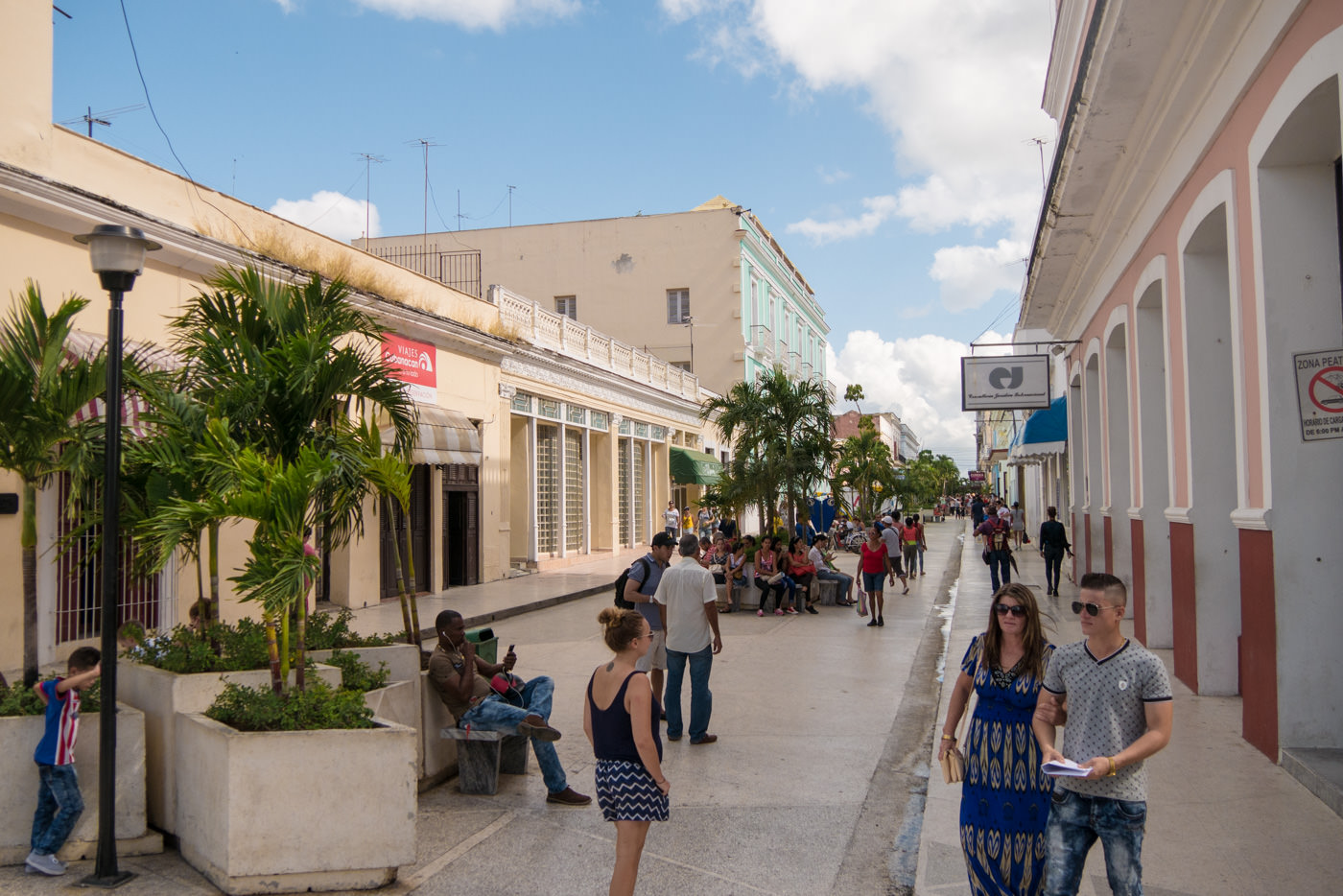 Der Boulevard in Cienfuegos