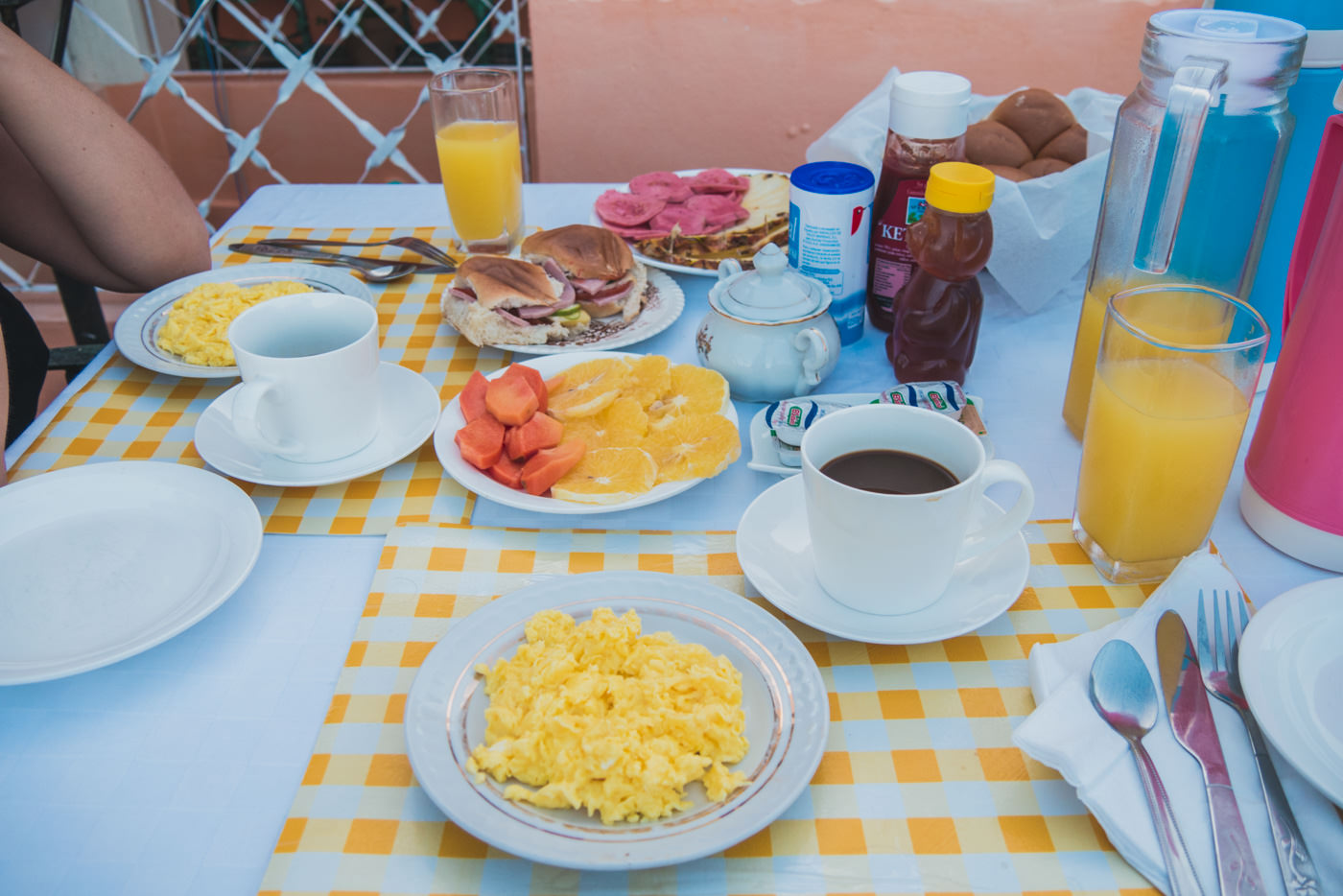 Unser Frühstück in der Casa in Trinidad