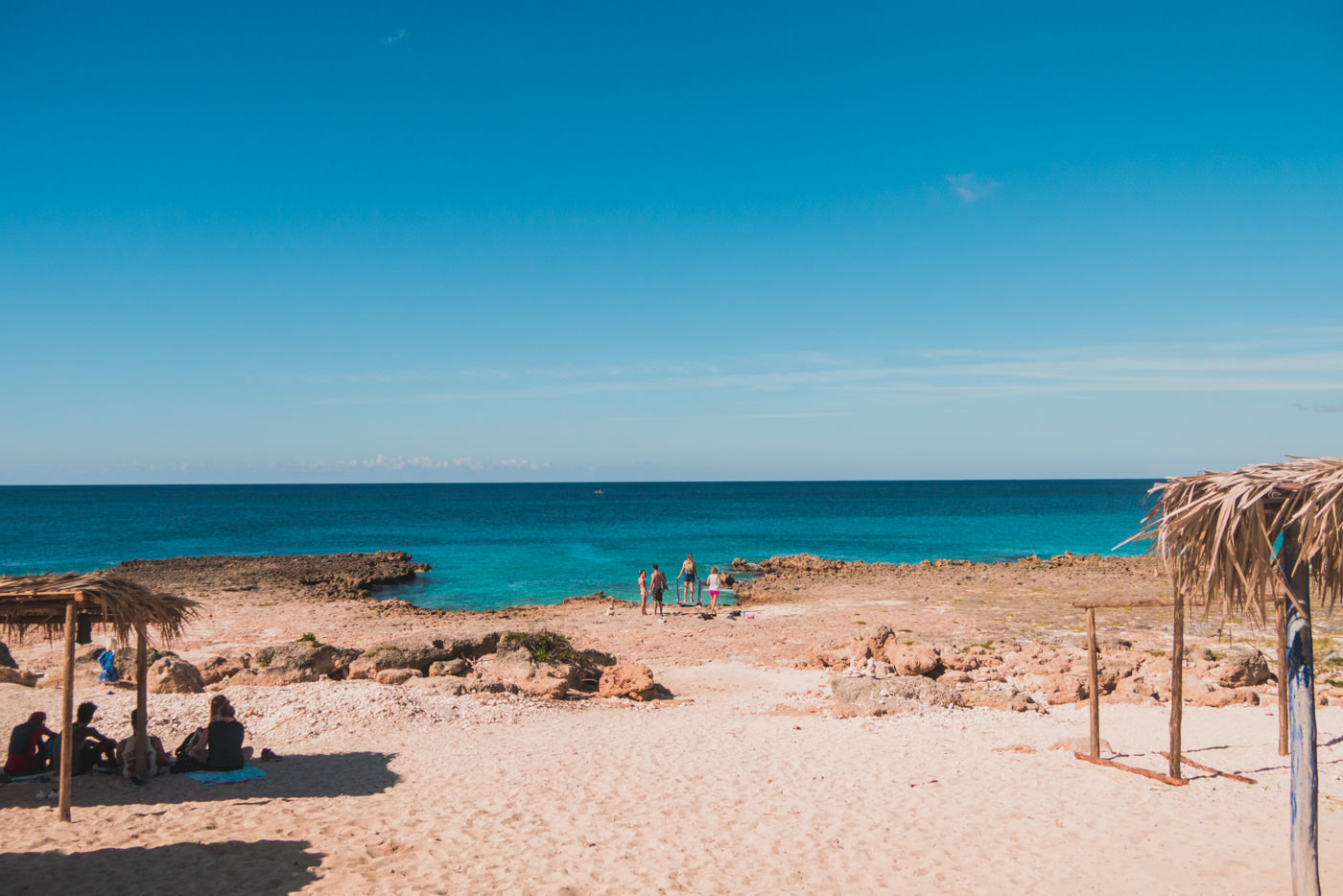 Ein Strand zum Schorncheln bei La Boca, Kuba