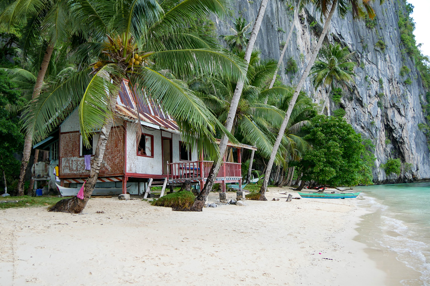 Ein Haus am Pinagbuyutan Beach