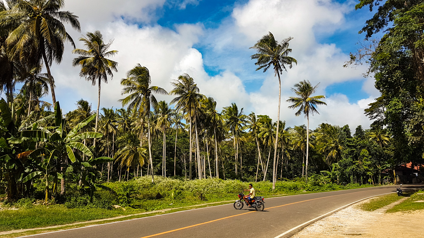 Die schöne Landschaft auf Siquijor-Island