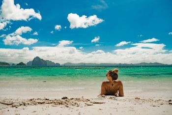 Der Papayabeach - Teil einer privaten Islandhopping Tour - El Nido, Philippinen