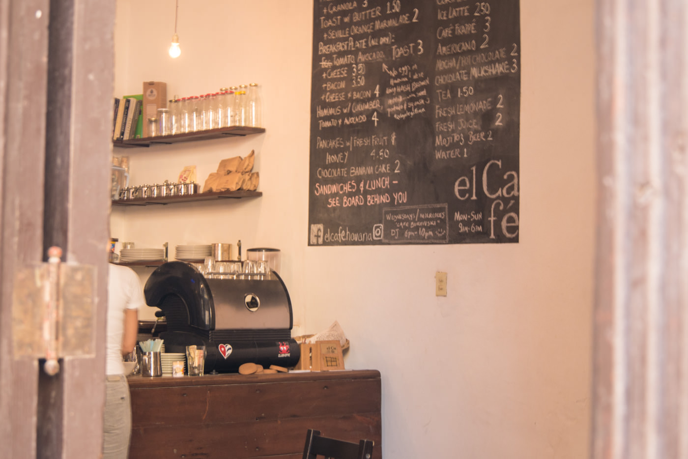 Das El Cafe im Herzen von Havannas Altstadt