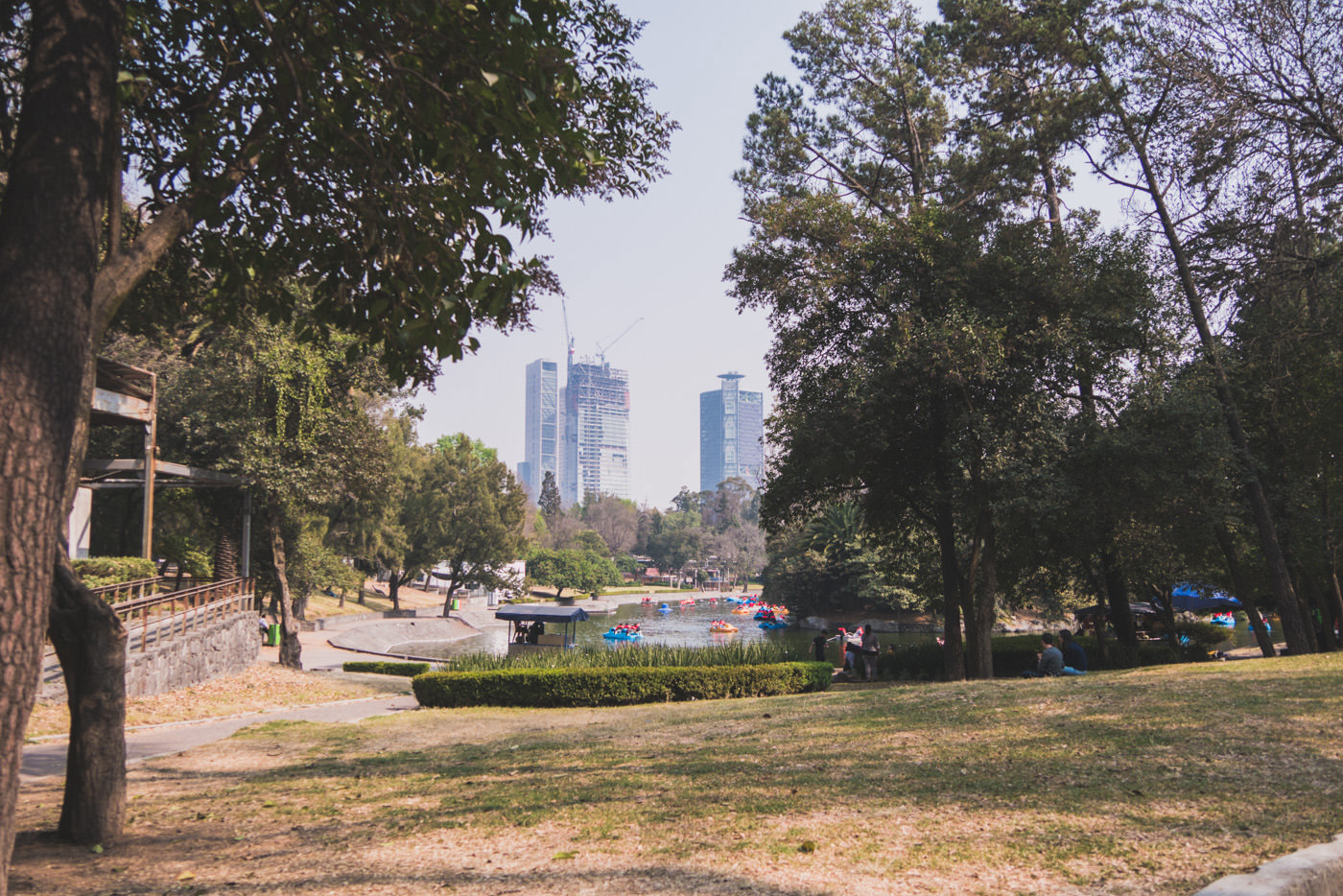 Der Chapultepec Park in Mexiko-Stadt