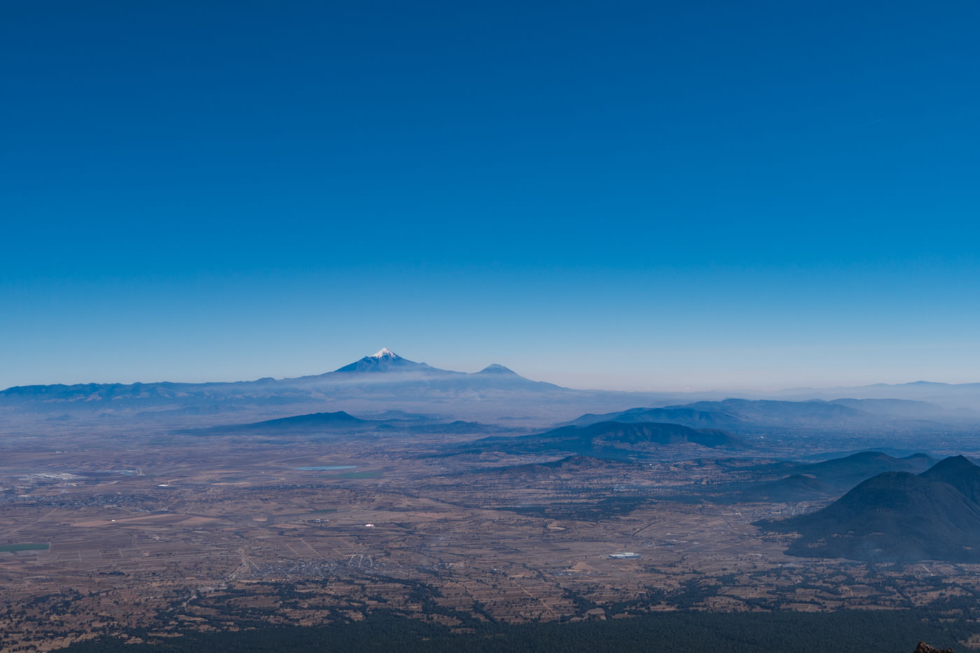 Ausblick vom Vulkan La Malinche in Puebla 