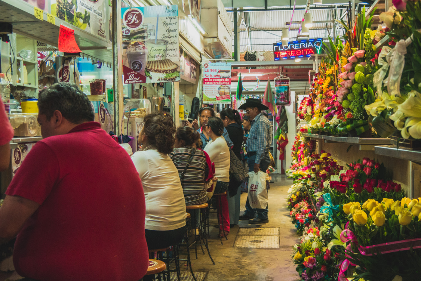 Das Leben im Mercado Benito Juarez.