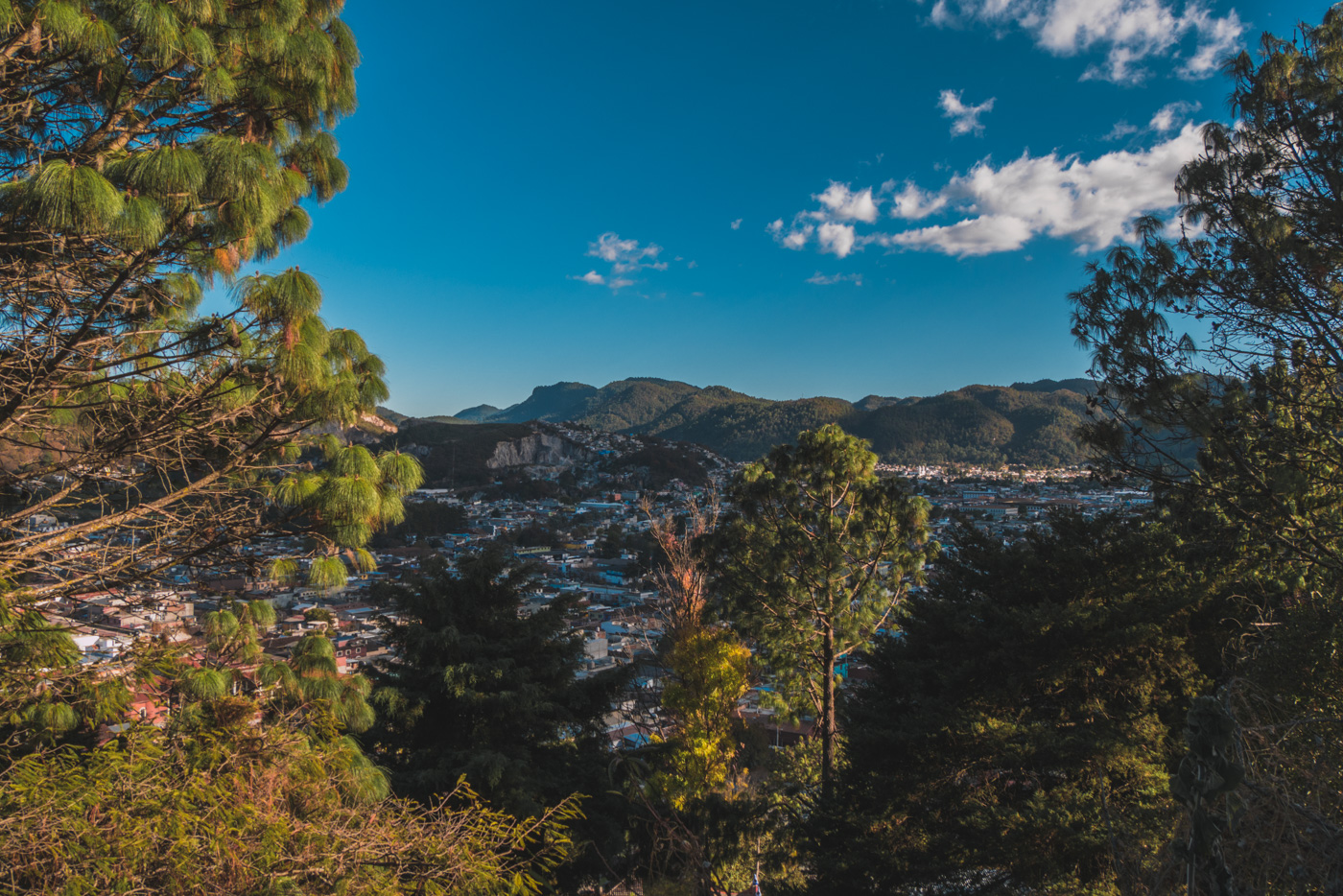 Ausblick auf San Cristobal de las Casas in Mexiko