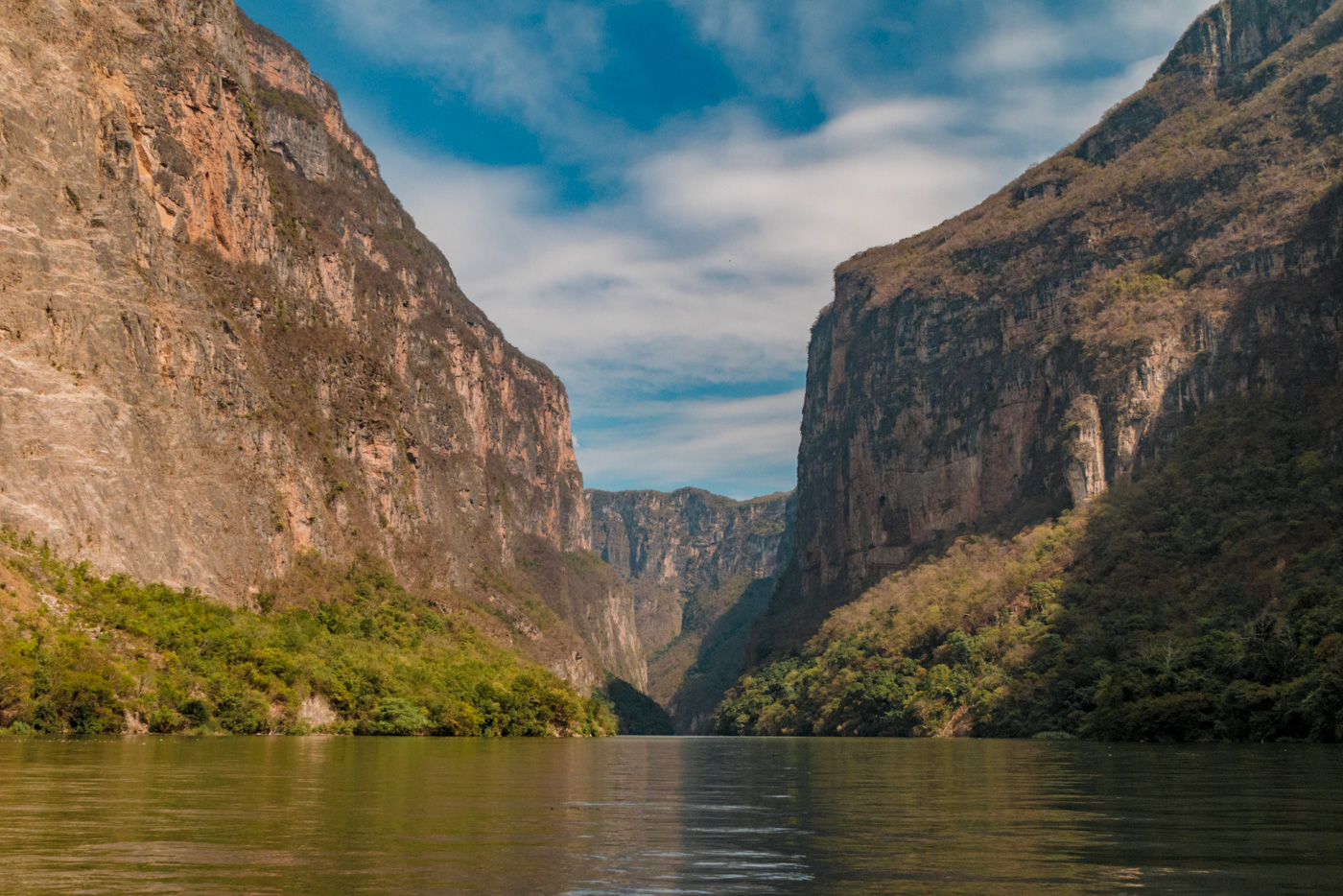 Canyon del Sumidero in Chiapas in Mexiko