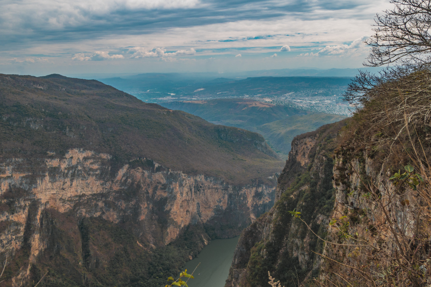 Canyon del Sumidero in Chiapas in Mexiko