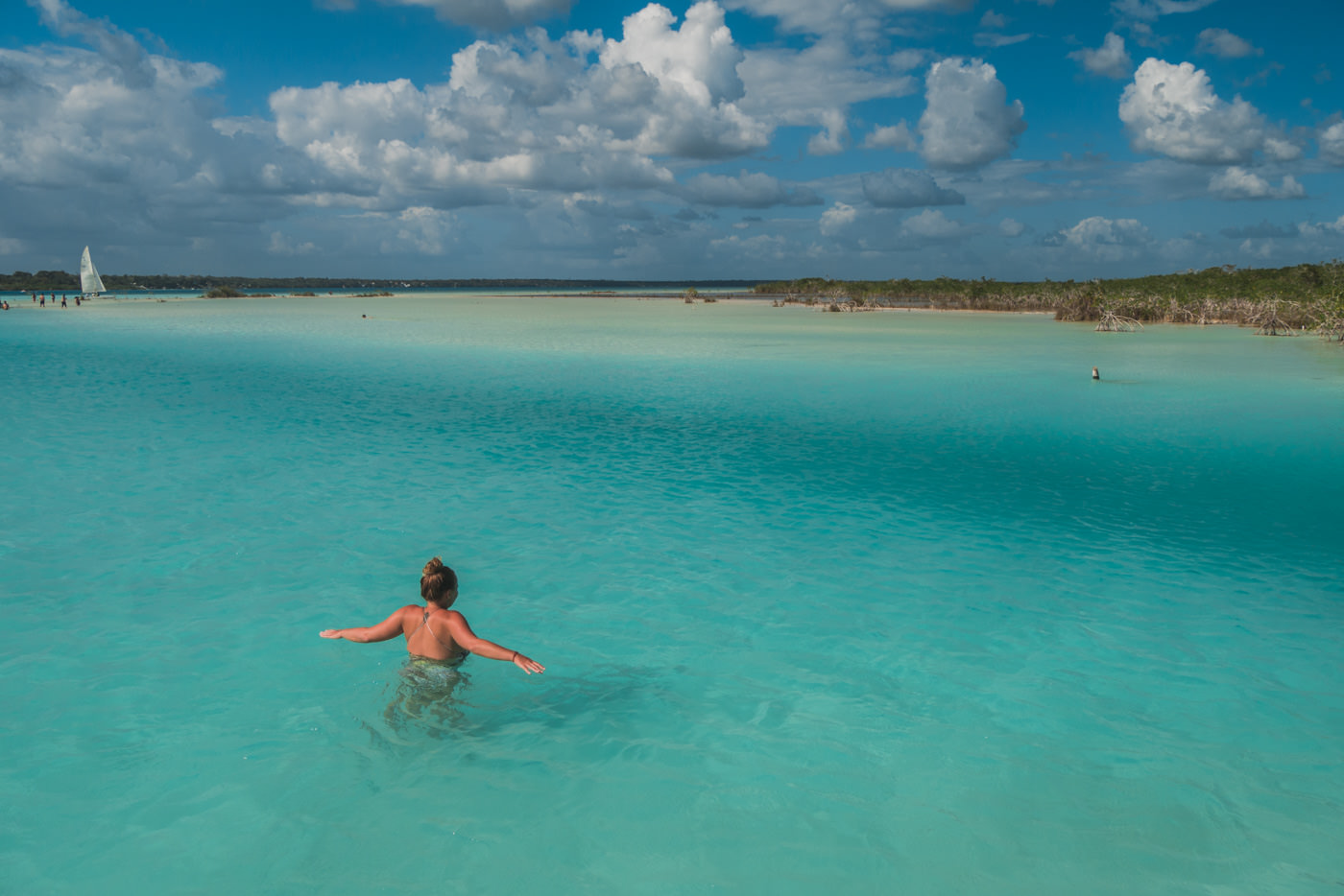 Bacalar und die Lagune der sieben Farben