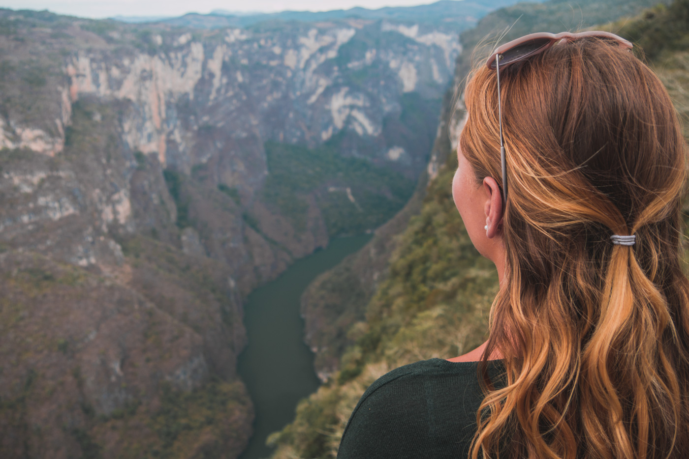 Julia und der Canyon del Sumidero in Chiapas