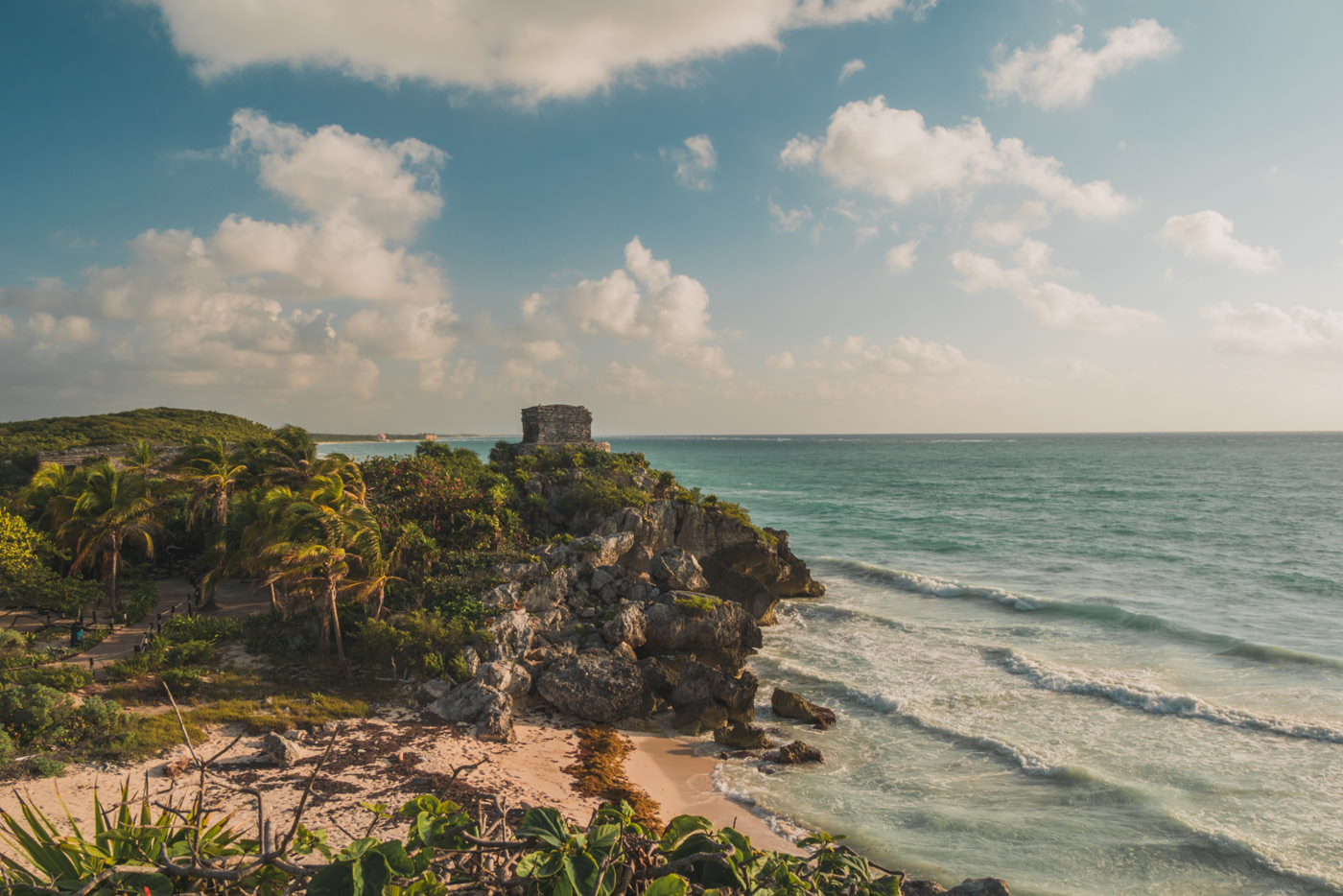 Maya Ruinen in Tulum in Mexiko