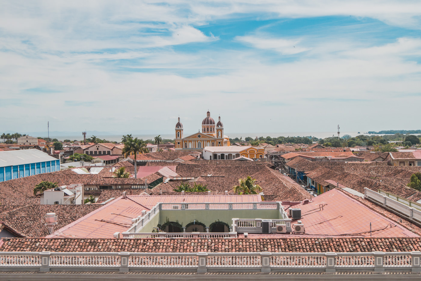 Ausblick über Granada, Nicaragua