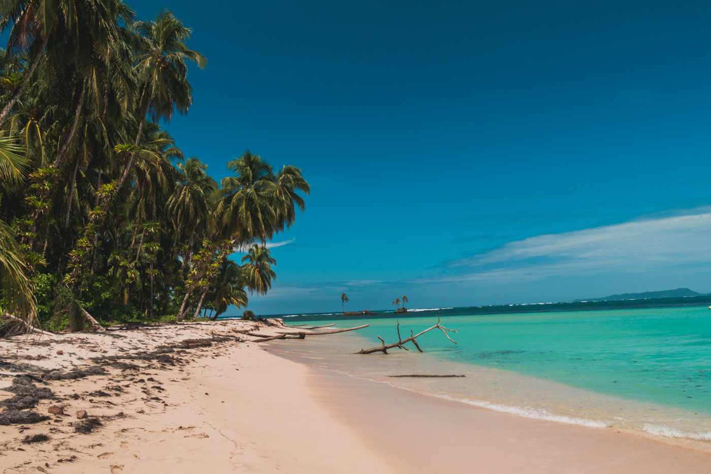 Strand von Cayo Zapatilla in Panama