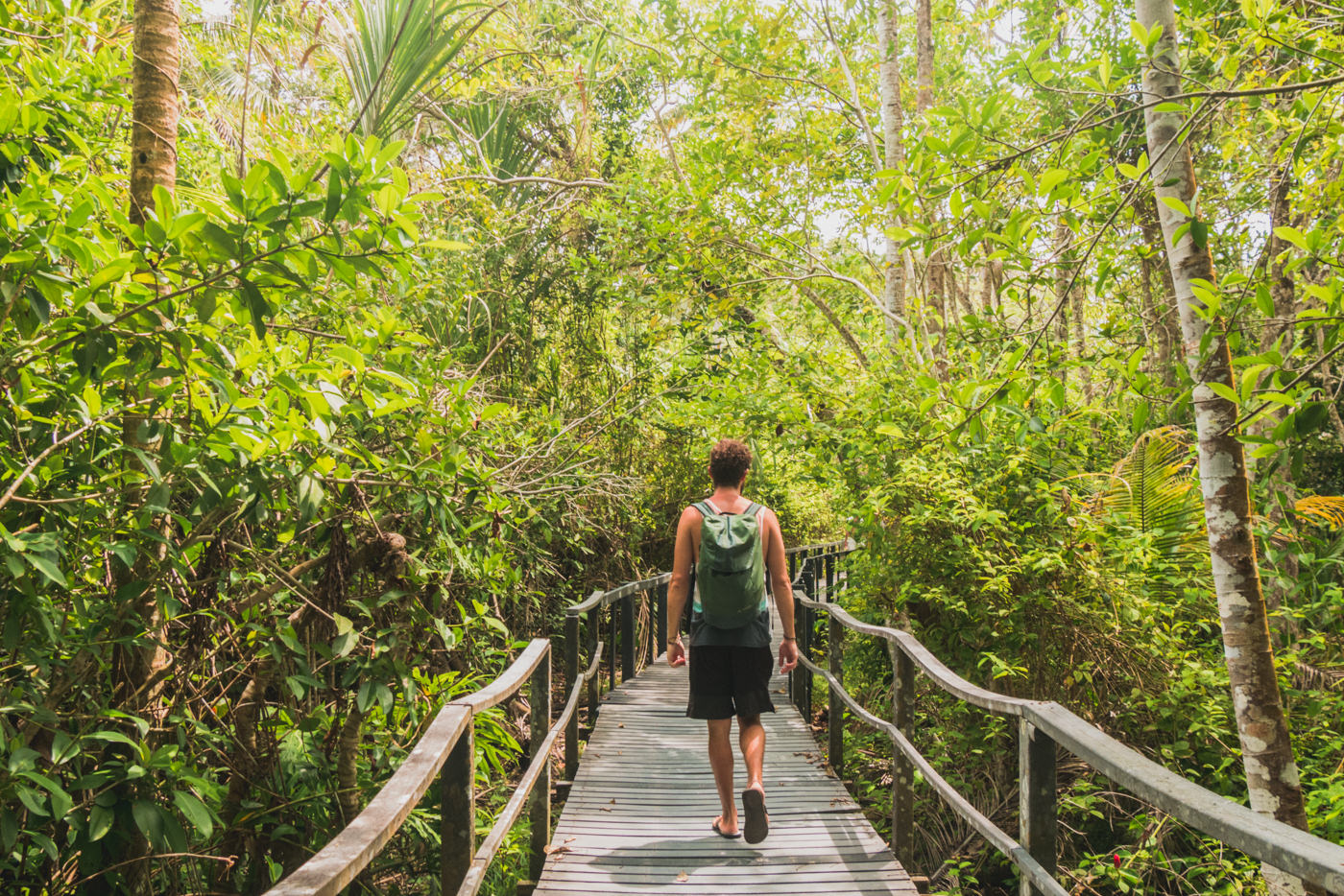 Matthias im Cahuita Nationalpark