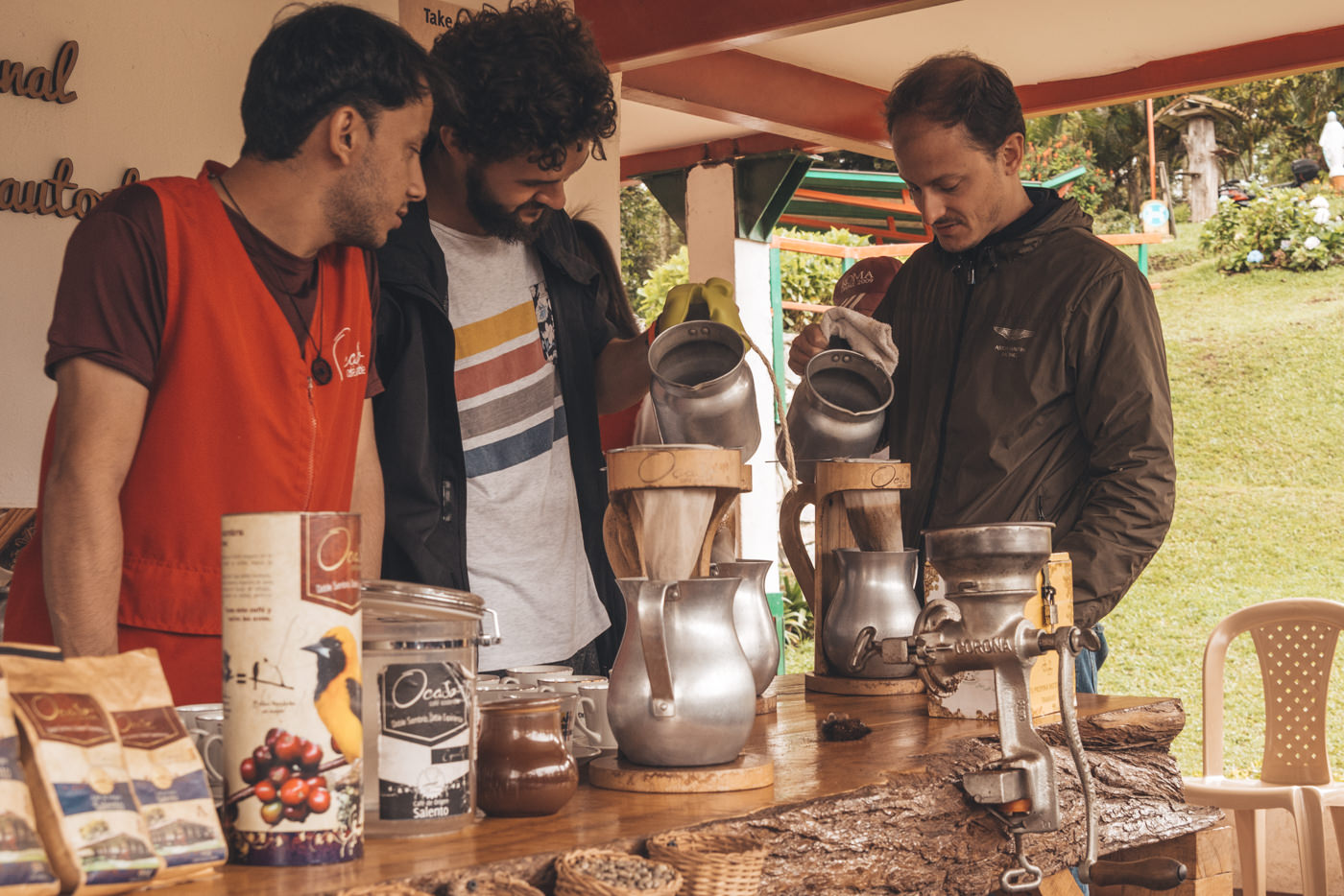 Kaffezubereitung auf unserer Kaffeetour