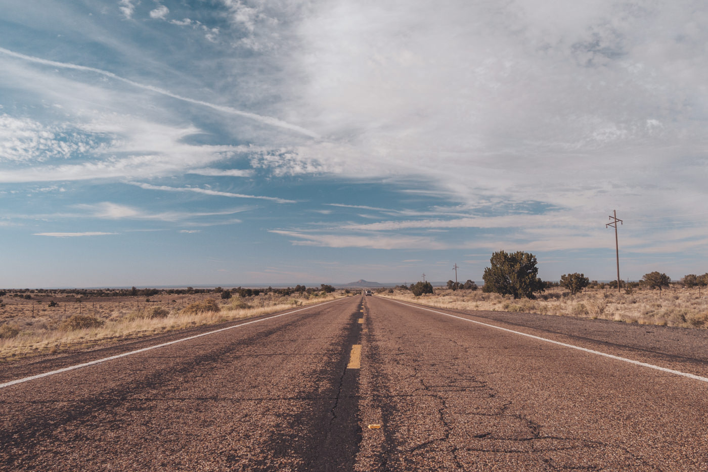 Straße zum Grand Canyon in Arizona