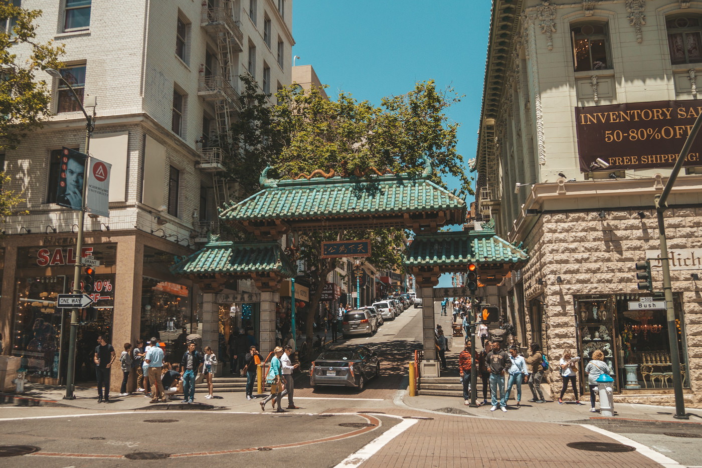 Eingang zu China Town in San Francisco