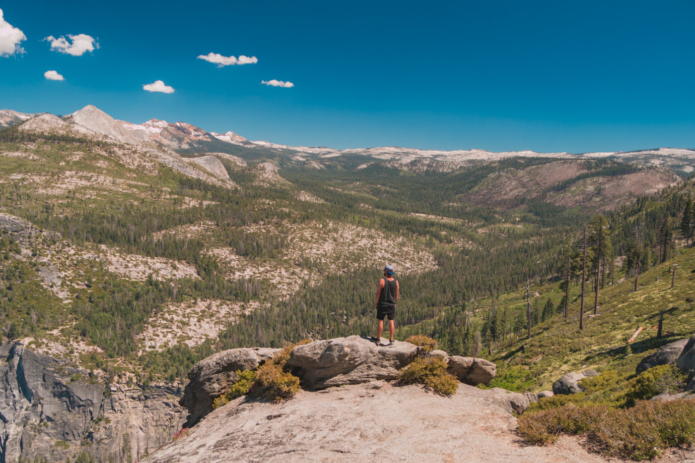 Matthias im Yosemite Nationalpark