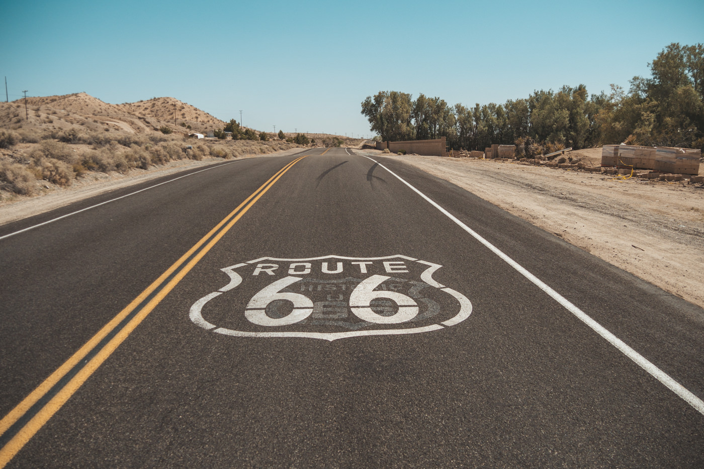 Historische Route 66 in der USA