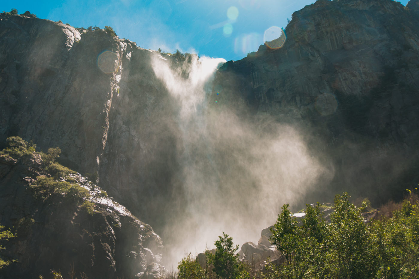 Wasserfall im Yosemite Nationalpark