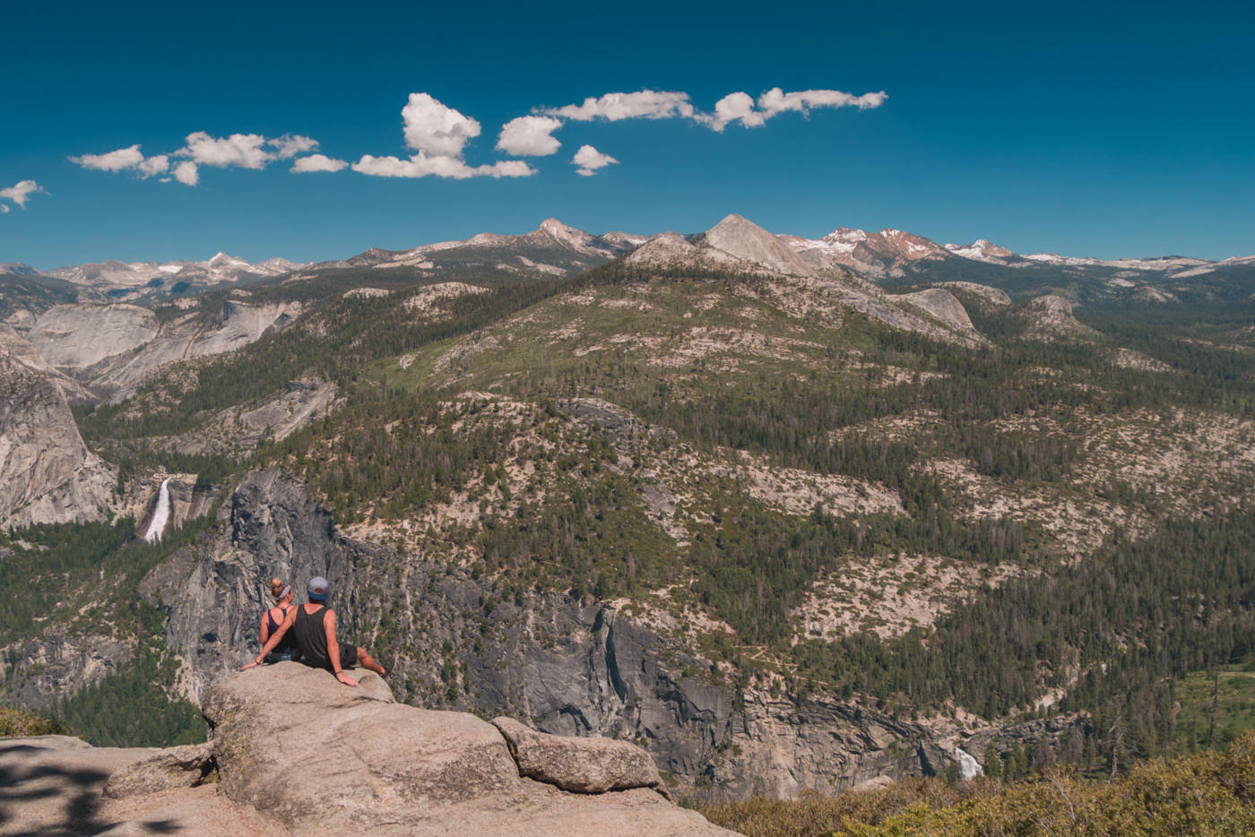 Wir im Yosemite Nationalpark