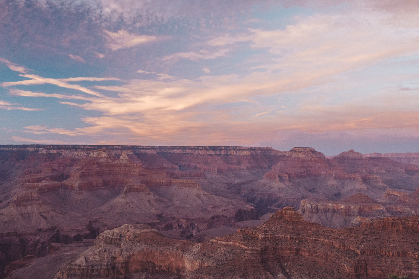 Sonnenuntergang am Grand Canyon