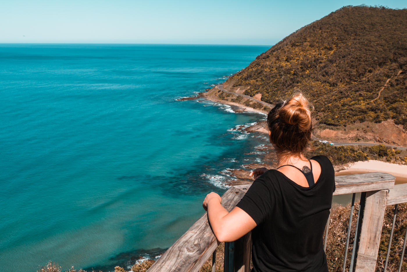 Julia am Teddy's Lookout