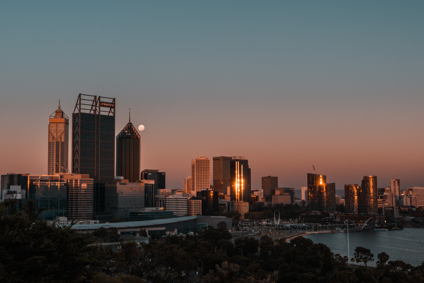 Sonnenuntergang in Perth