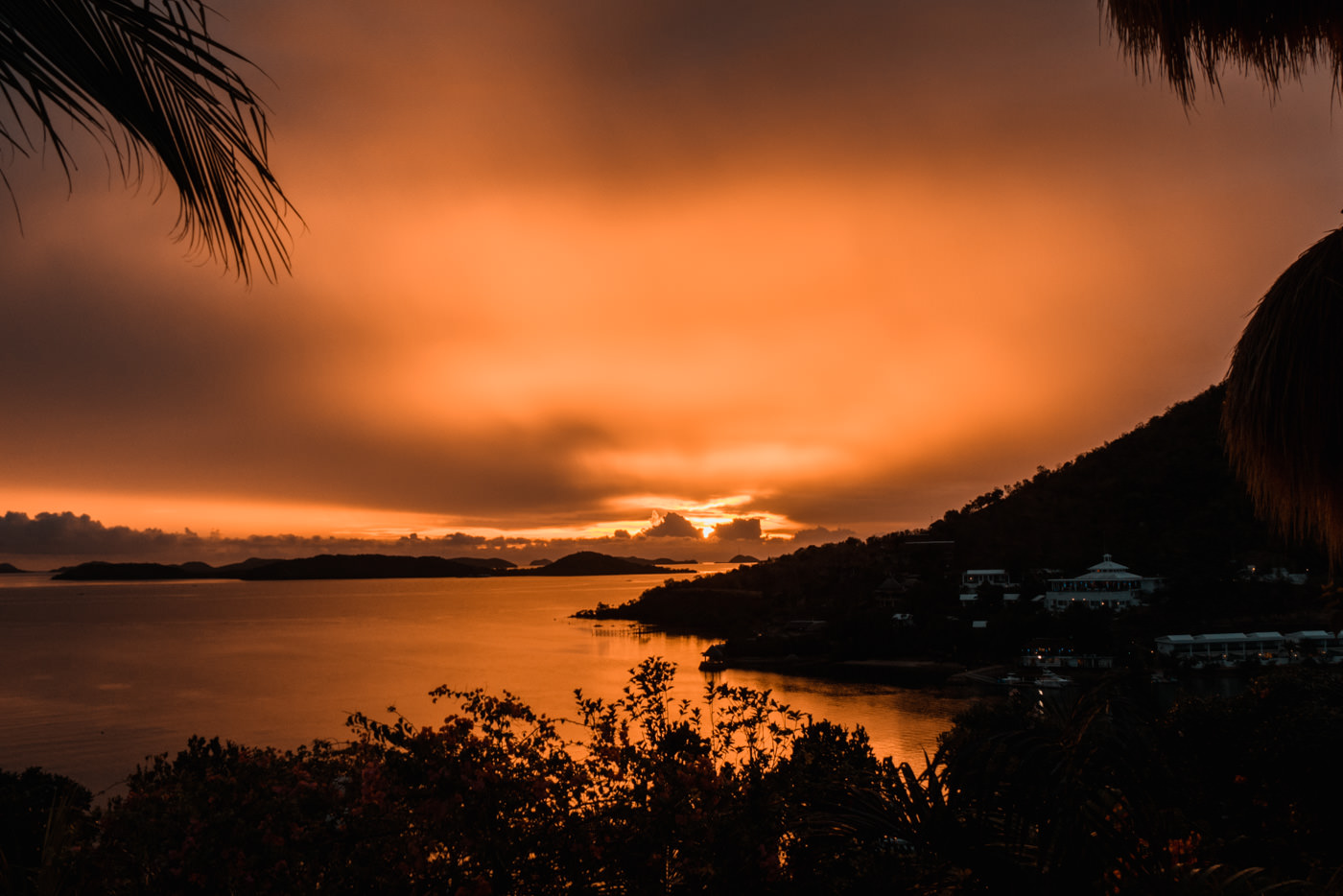 Sonnenuntergang bei Conception bei Busuanga