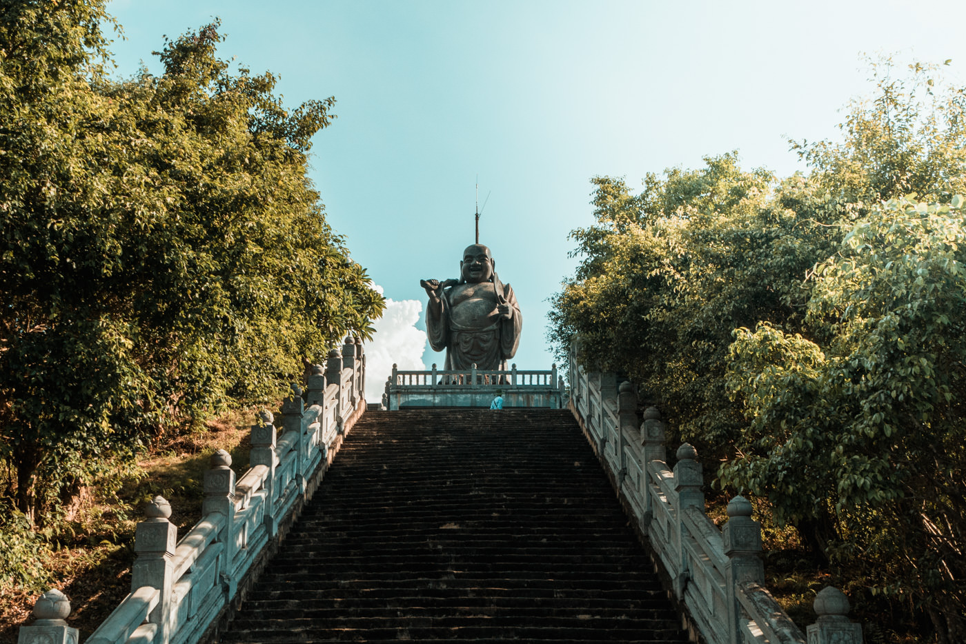 Buddha bei der Bai Dinh Pagoda in Vietnam