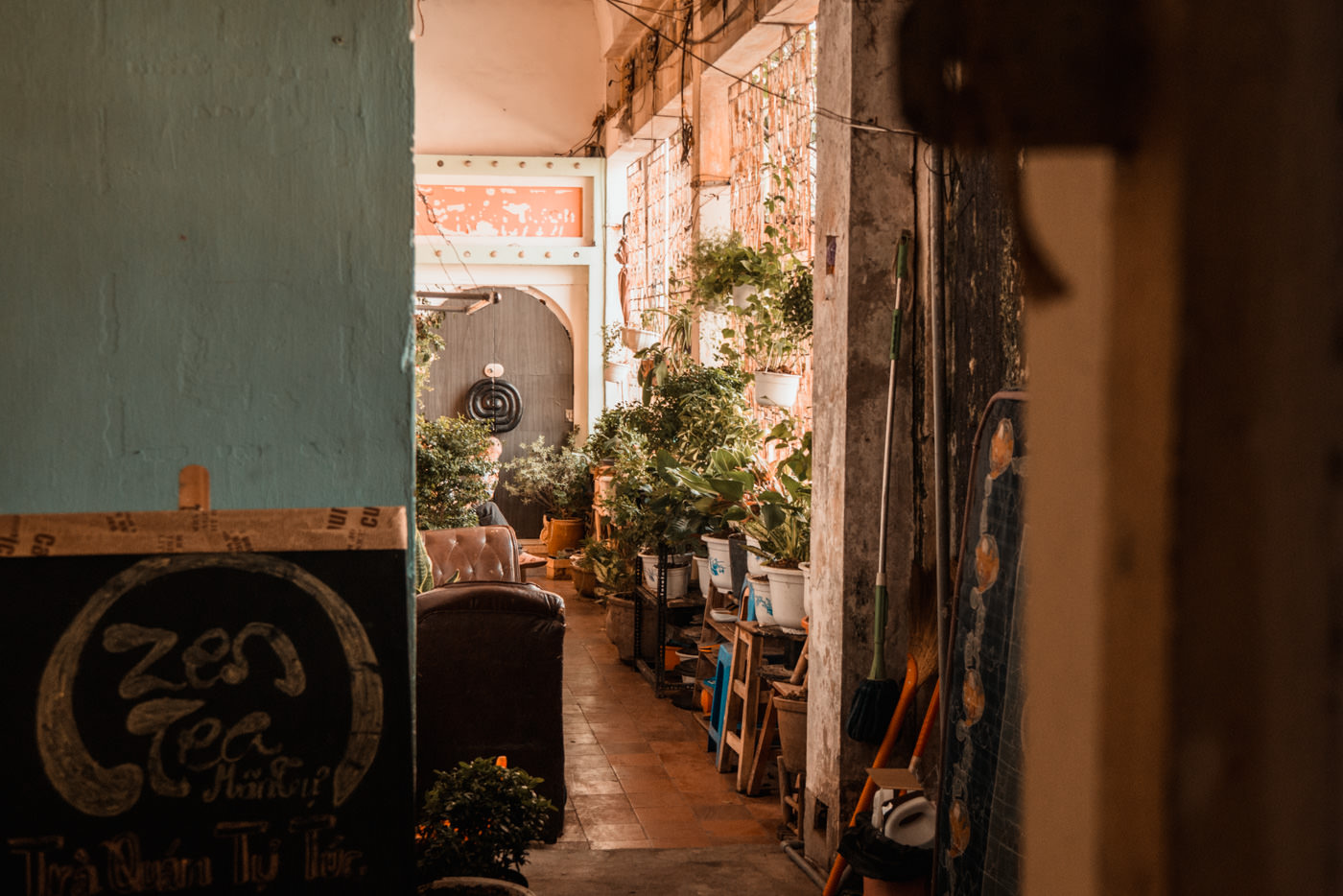 Einblick in ein Gebäude in Ho Chi Minh City