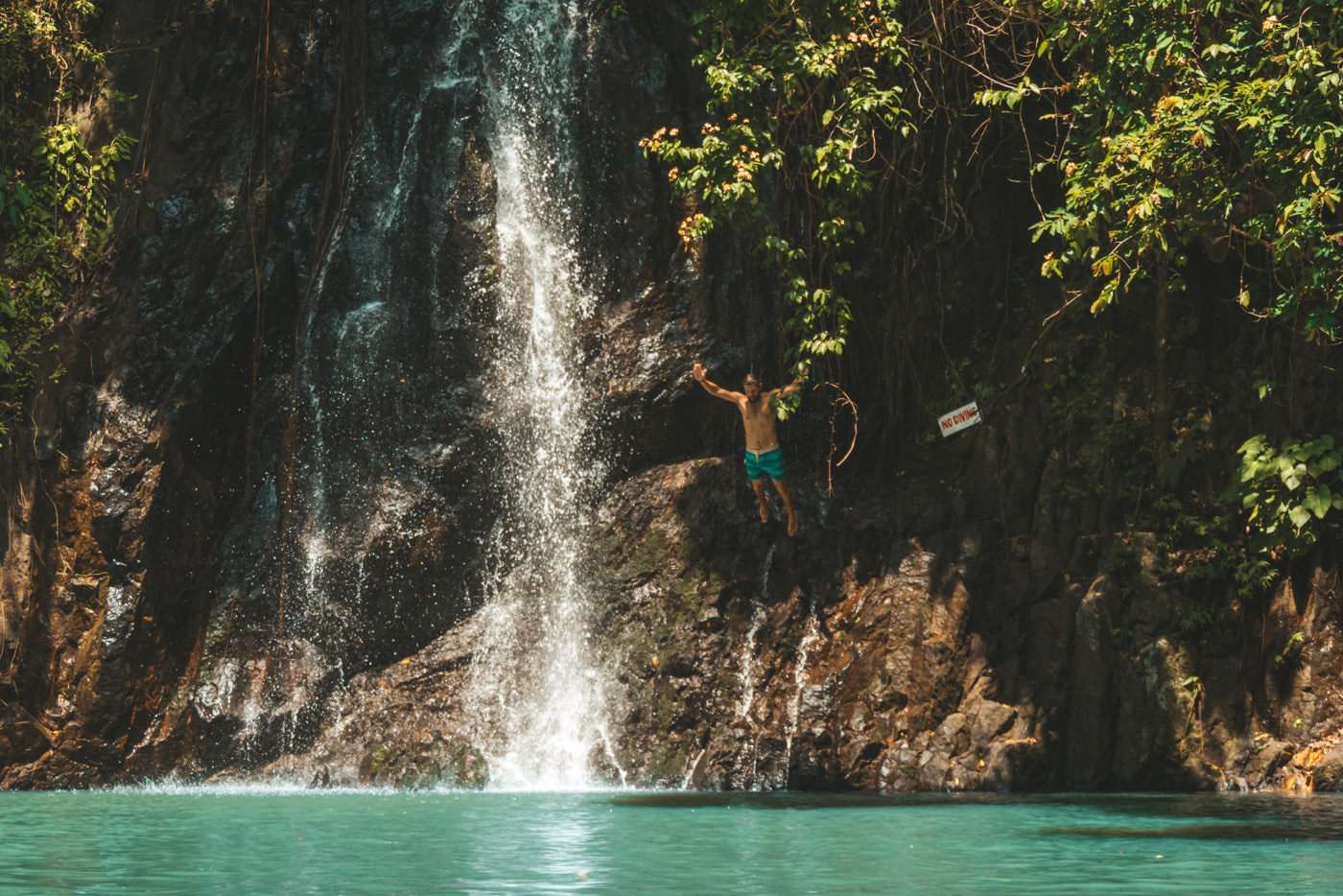 Tak Tak Wasserfall auf Siargao, Philippinen