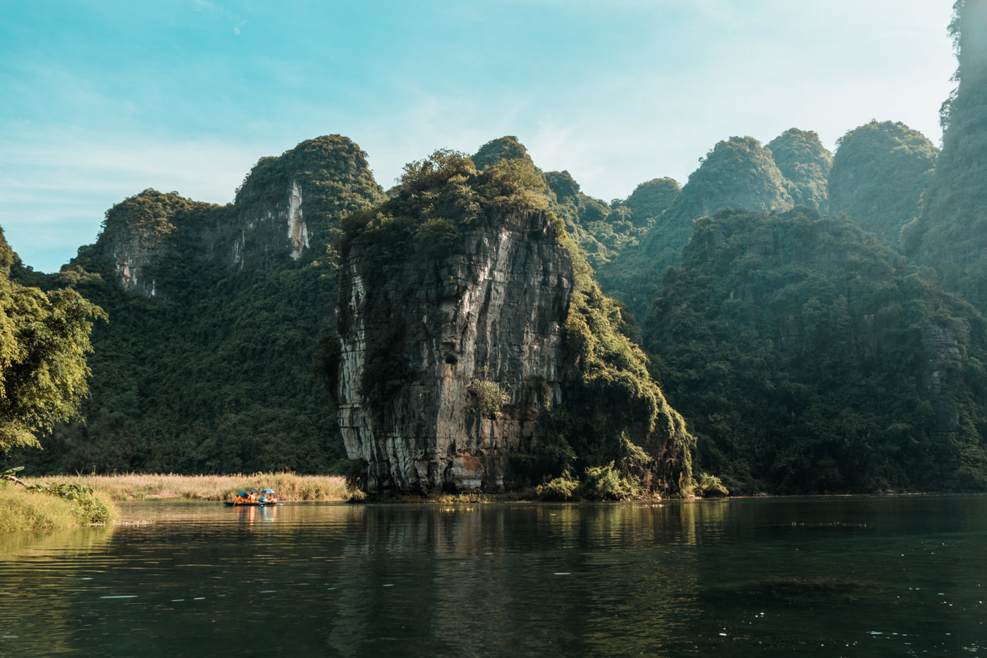 Bootsfahrt von Trang An in der Ninh Binh Region