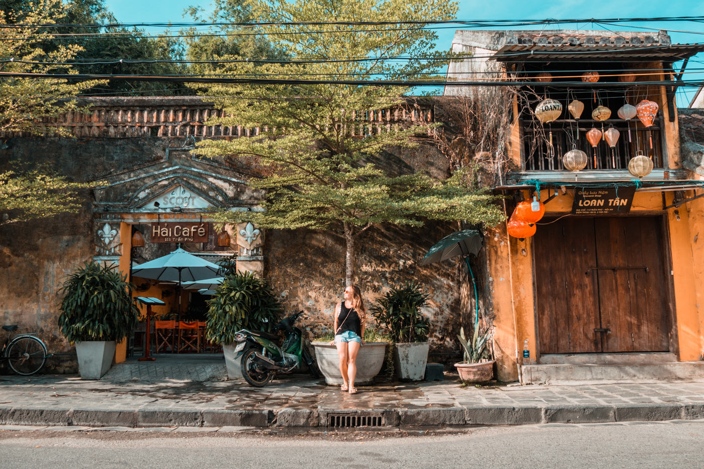 Julia in der Altstadt von Hoi An