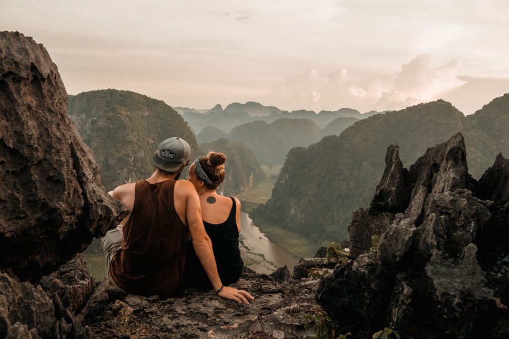 Ausblick vom Hang Mua Aussichtspunkt bei Tam Coc