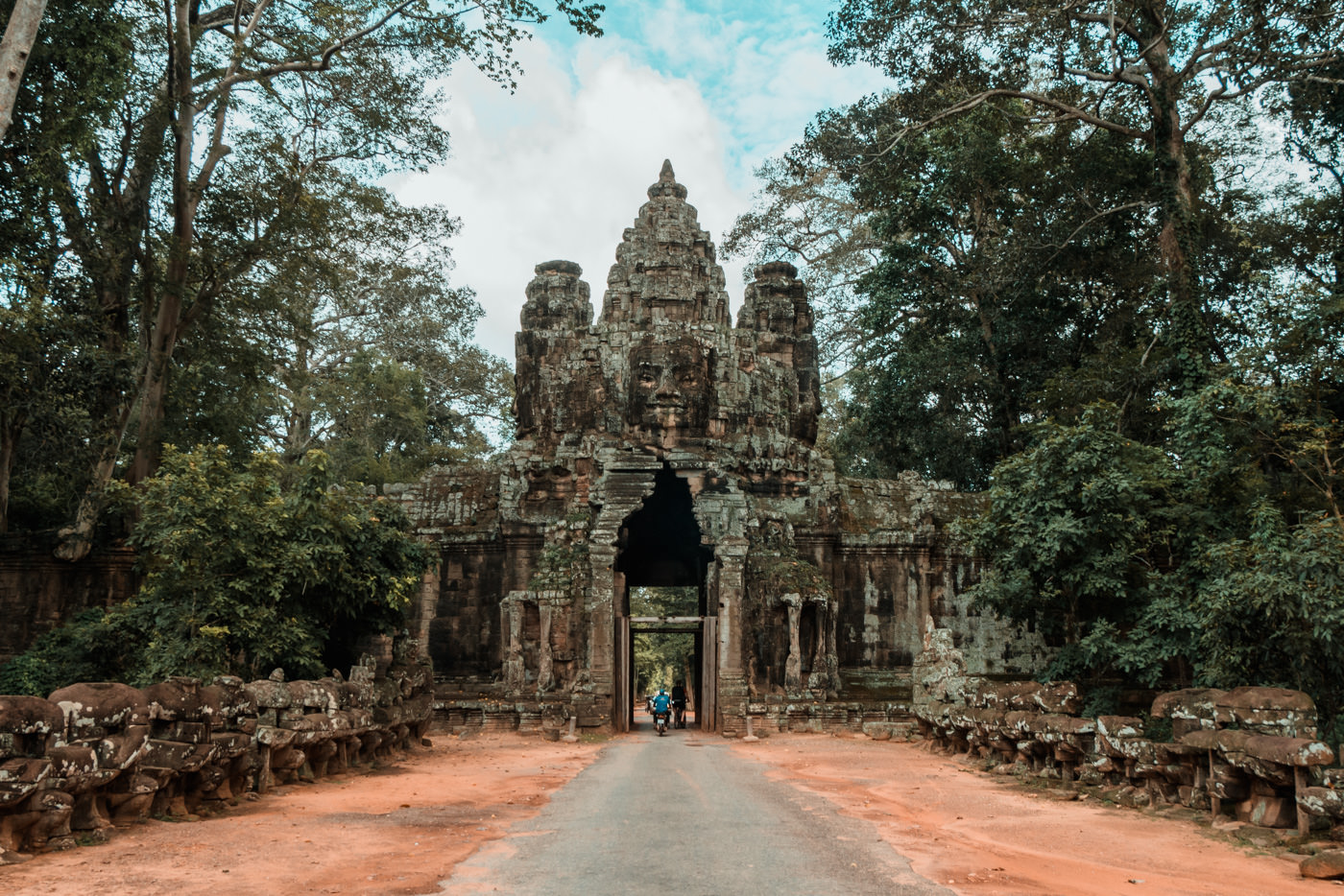 Angkor Thom Victory Gate, Angkor Wat, Kambodscha