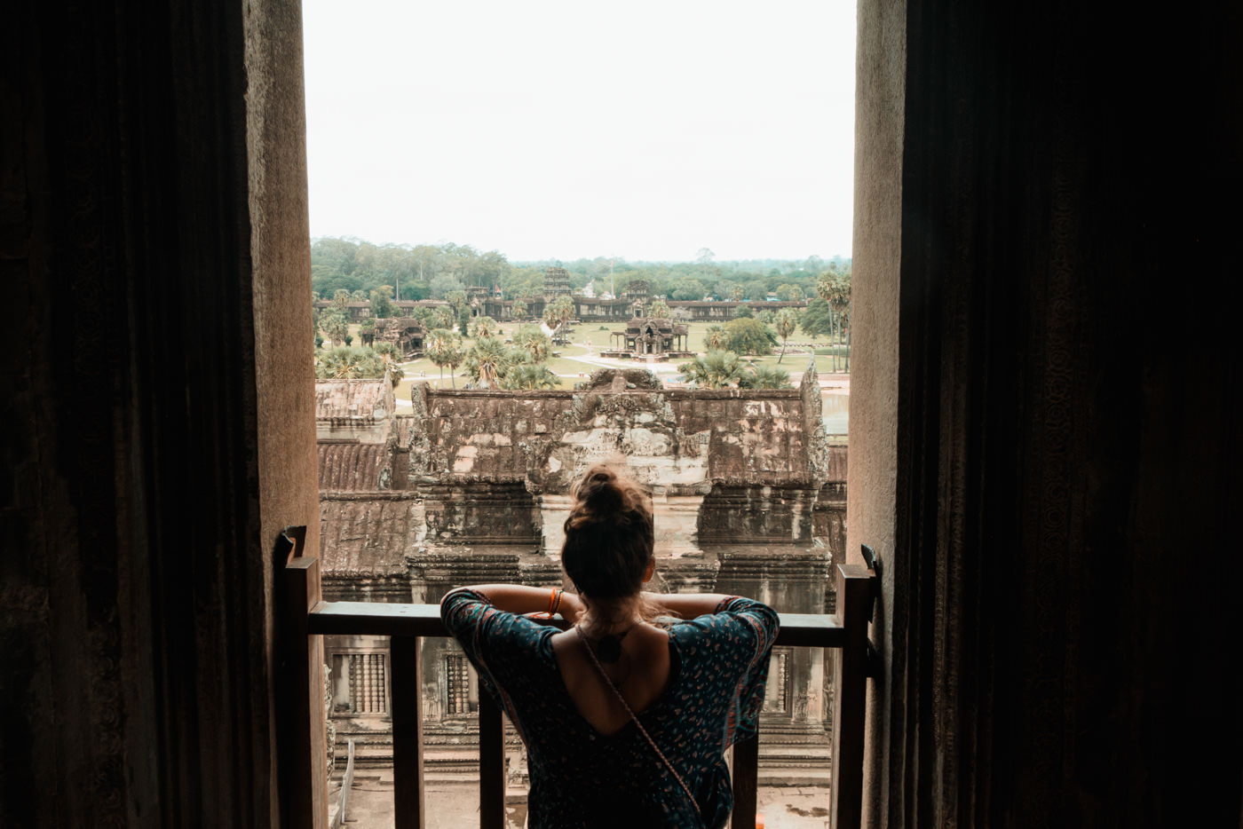 Ausblick Angkor Wat, Kambodscha