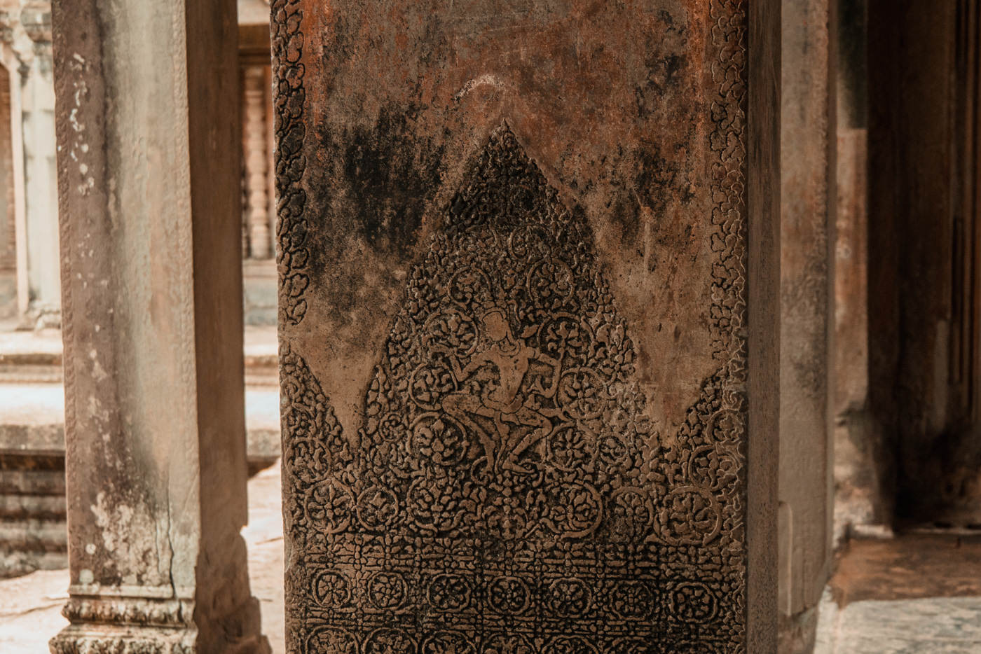 Details im Tempel Angkor Wat, Kambodscha