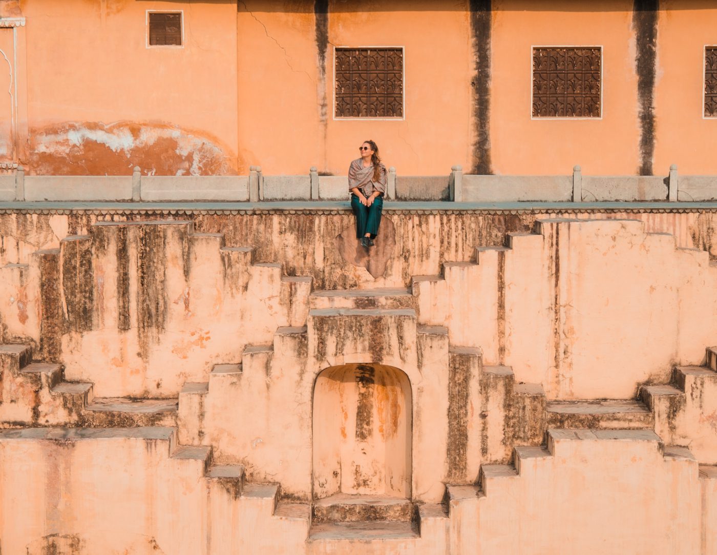 Stepwell in Jaipur, Indien