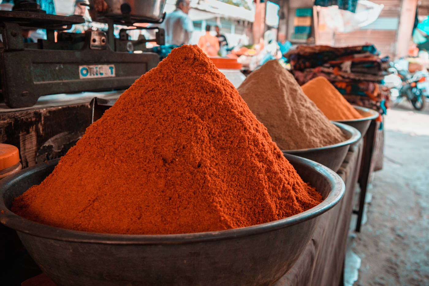 Gewürze auf dem Markt in Jodhpur