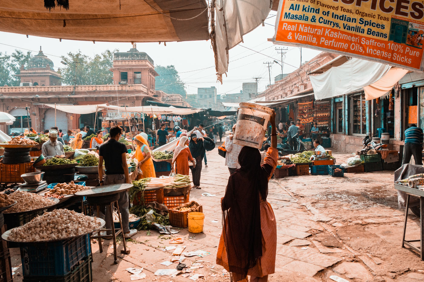 Markttreiben in Jodhpur, Indien