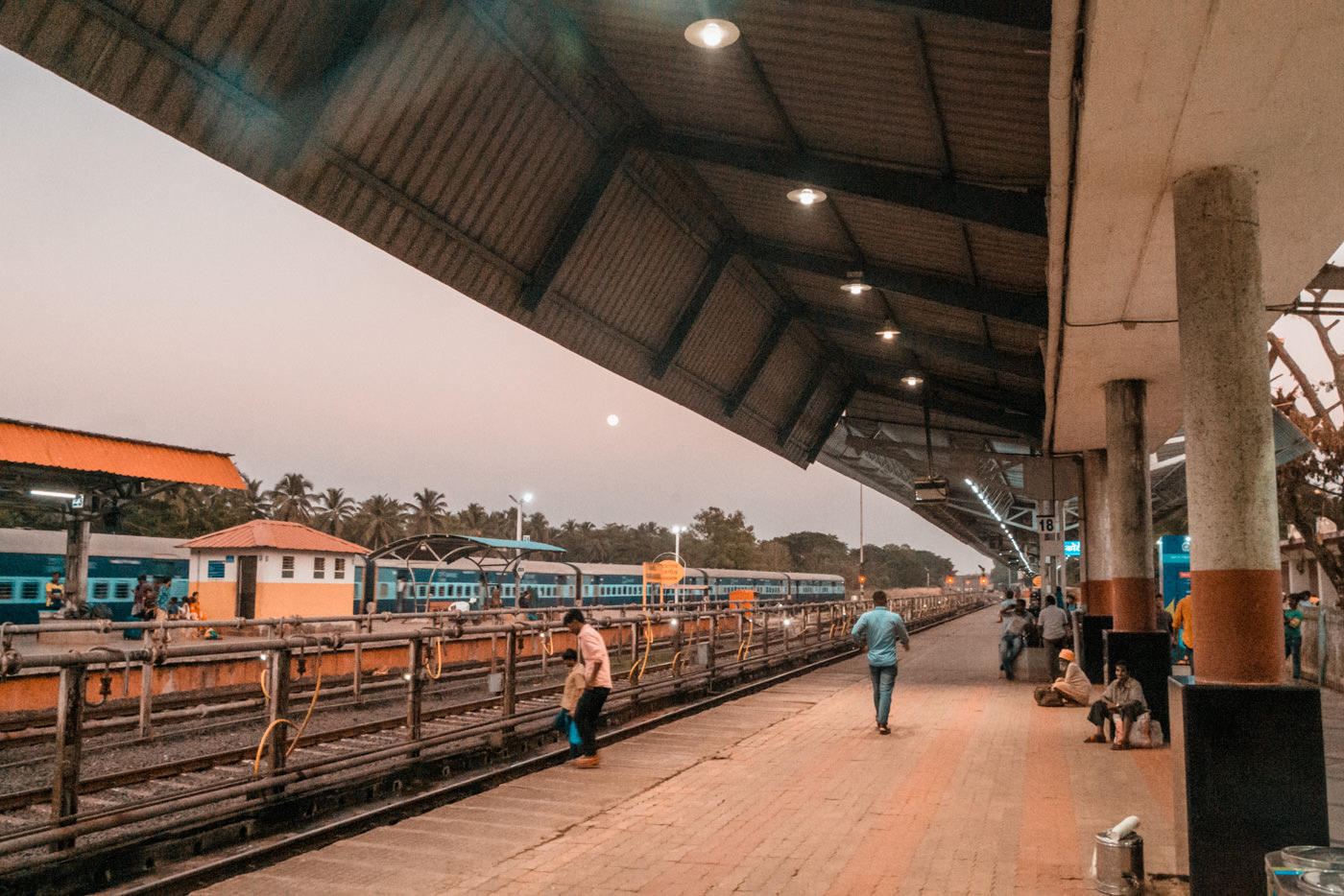 Bahnhof von Margao in Goa