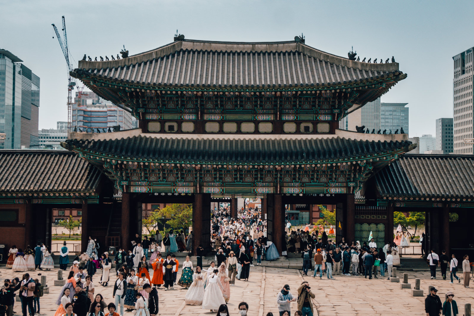 Gwanghwamun Palast in Seoul