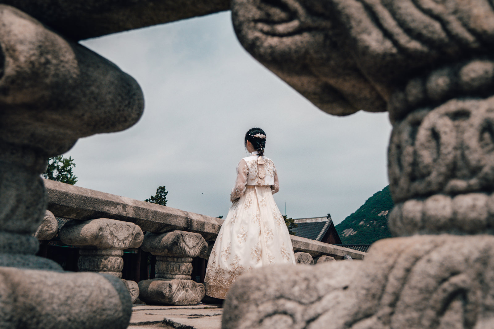 Gwanghwamun Palast in Seoul