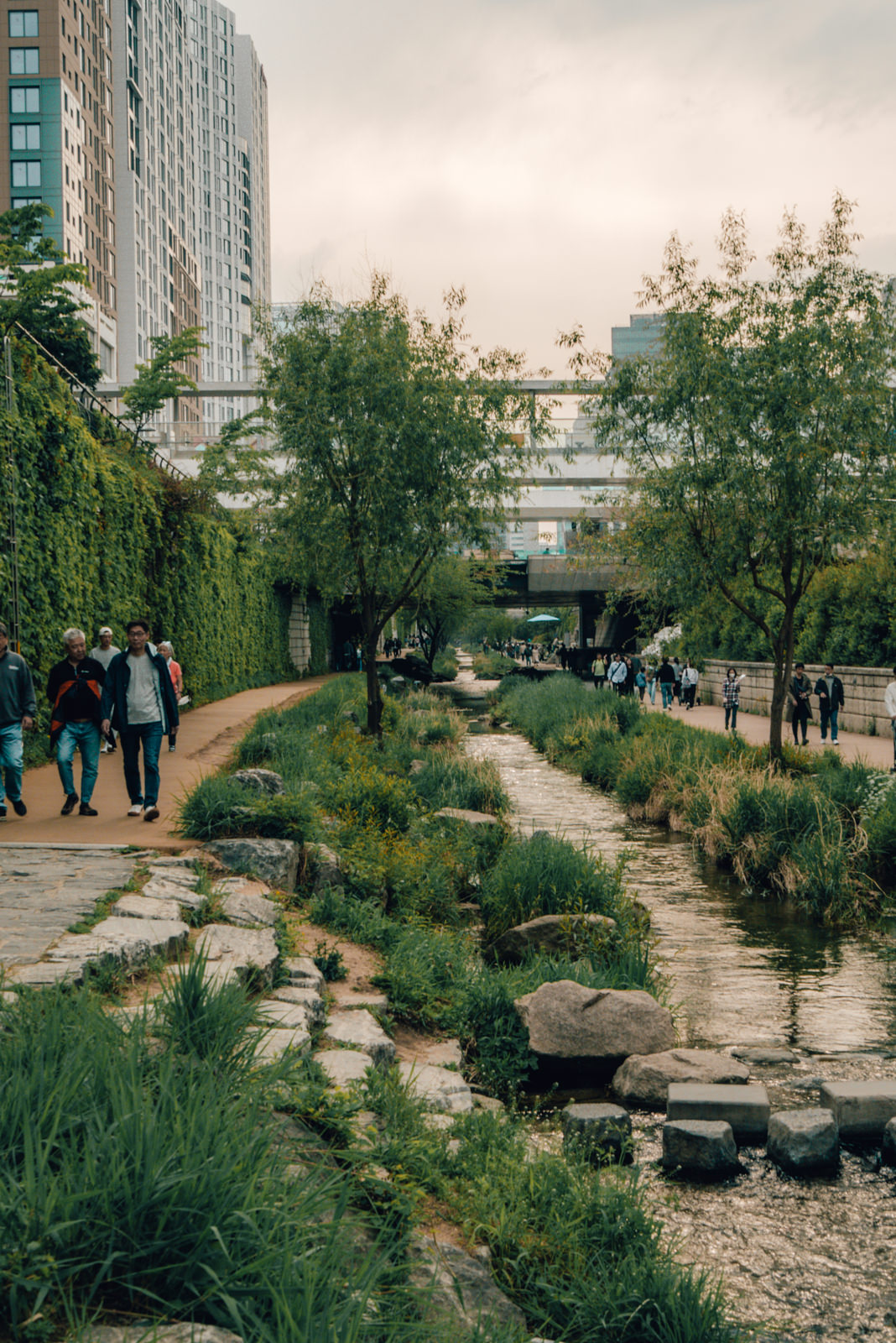 Cheonggyecheon Fluss in Seoul